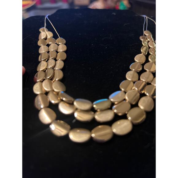 10" 3 Strand Necklace New - Picture 3 of 5